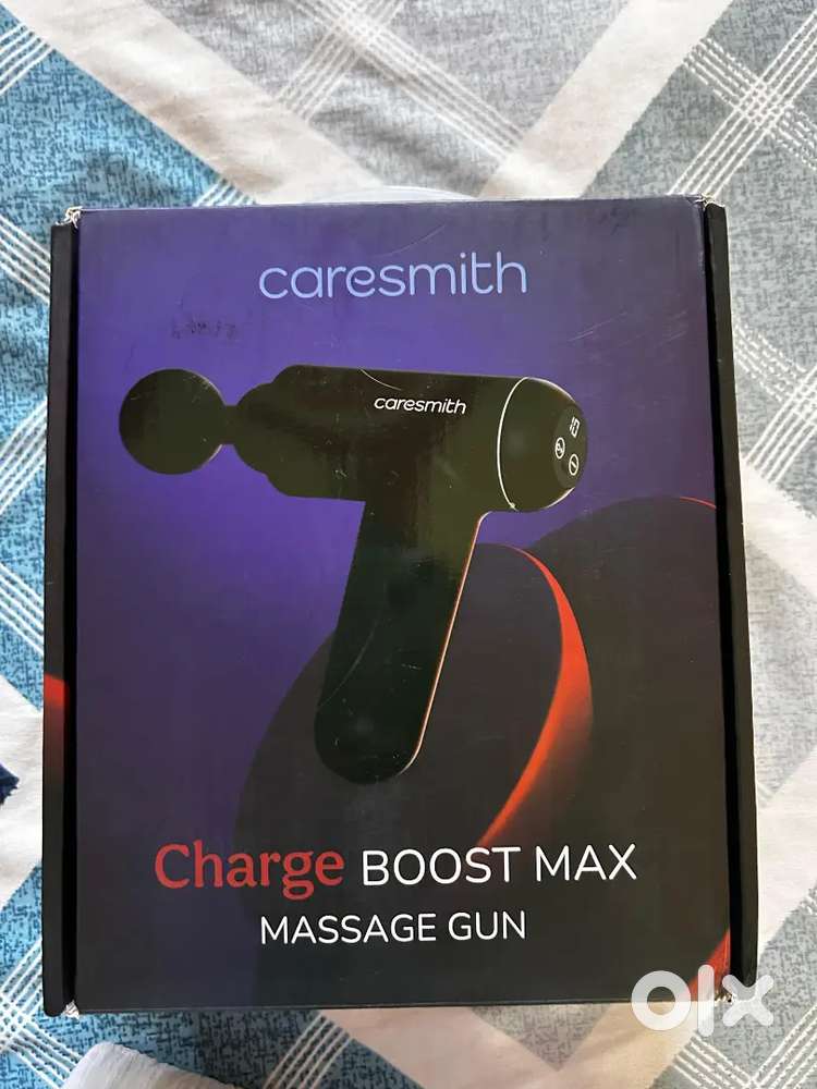 CARESMITH Charge Boost Max Massager Gun with touch screen display