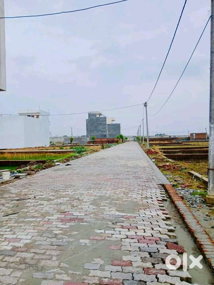 लखनऊ में प्लॉट रहने योग्य सोसाइटी फुल कंपलीट प्रोजेक्ट नगर निगम में