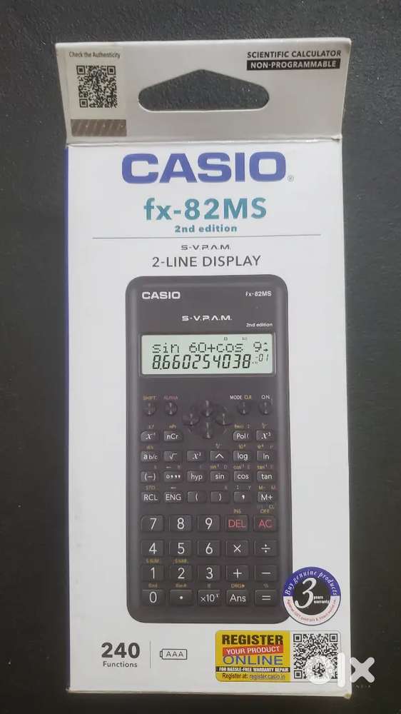 Casio fx-82MS 2nd Edition Scientific Calculator – Brand New / Unused