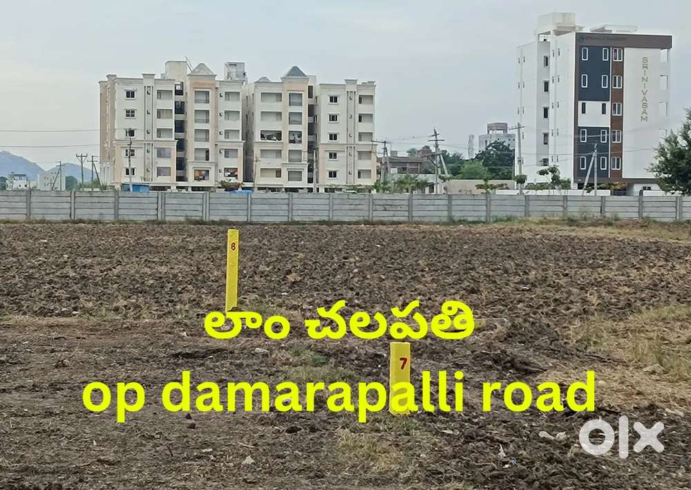 చలపతి కాలేజీ ఆపోజిట్ రోడ్లో 150 గజాల ప్లాట్