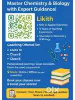 Biology and Chemistry classes online