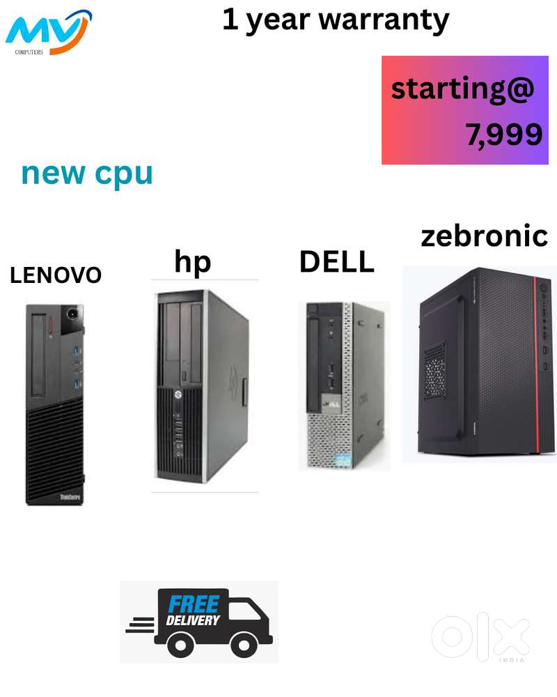 Free Installations  EMI Available  All Basic Software Loaded  Inbuild