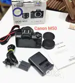 Canon EOS M50 with 15-45mm IS STM Lens full Box piece in stock SK0003.