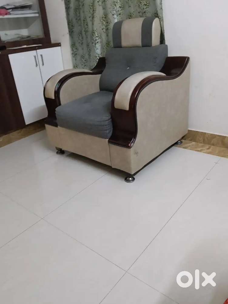 Sofa three seater and two single chairs for sale.