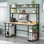 Home Office Desk Computer Desk Study Desk Table with Hutch and Shelves