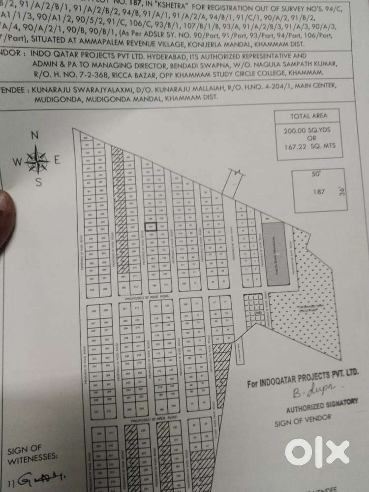 Plot  For Sale ( Plot no 187 )