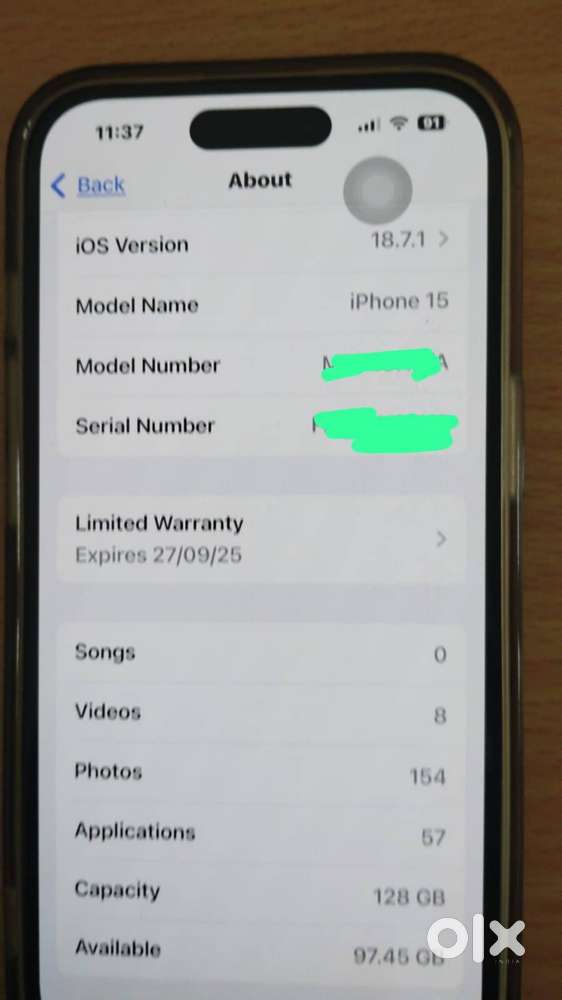 iphone 15 128GB