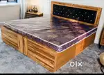 15 saal ki guarantee wala pure wooden box wala bed