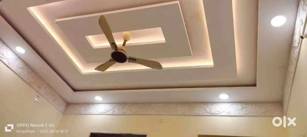 Gypsum fall sealing design work Rs 50 square