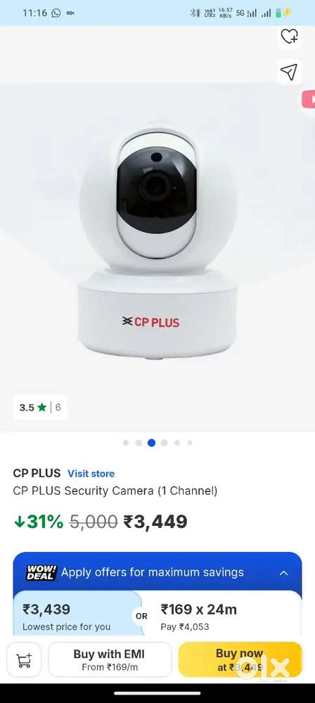CP PLUS CC TV CAMERA