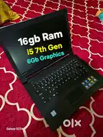 Lenovo i5 7th Gen 16gb Ram 6gb Graphics 512gb SSD - Fully New