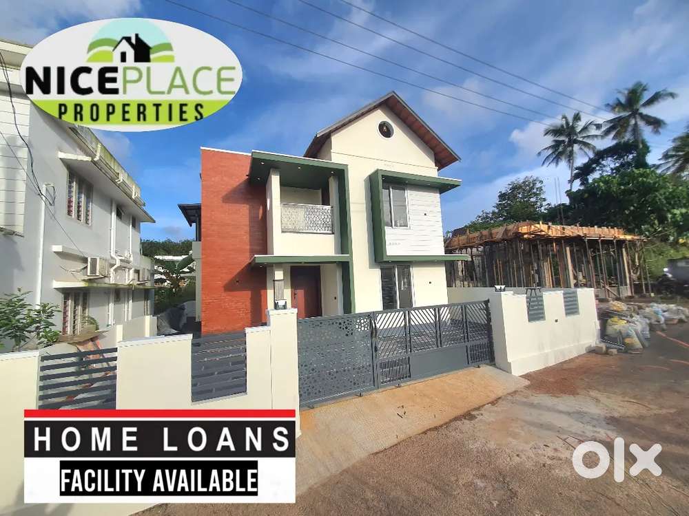 5 Cent's land 1750 sqft 4 bhk brand new house for sale ₹ 80 lakhs