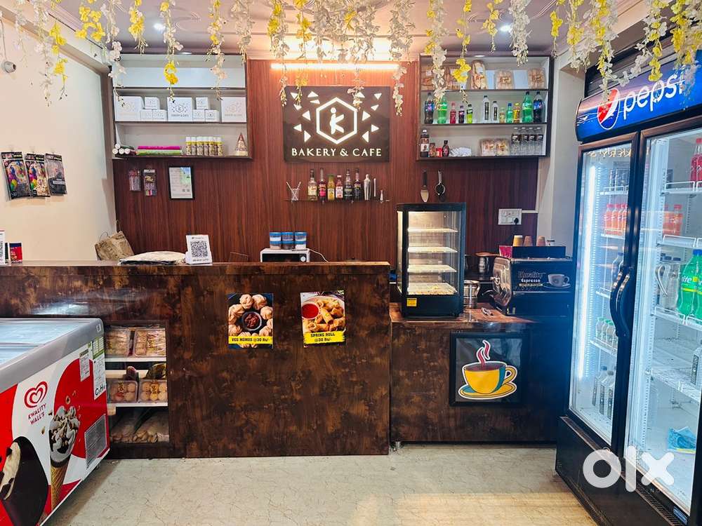 Running cafe setup for sale just infront of inter college