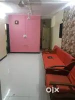 Garden facing furnish 1bhk + Terrace for rent 32,000pm nego in vashi