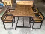 Wooden Table For Cafe And Restaurant