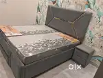 Two New beds with side tables and mattress