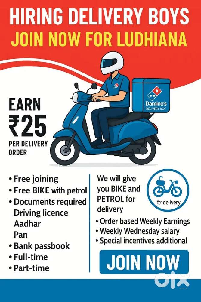 Delivery Boy Domino's Pizza