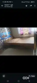 Double cot take only bed(మంచం