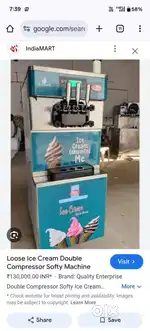 Softy ice cream machine