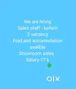 Sales staff- kollam