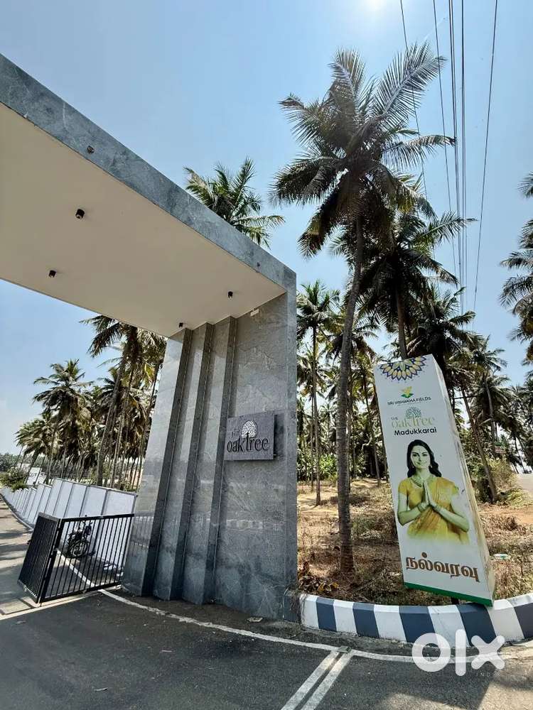 3 லட்சம் முன்பணம்  Madukkarai - palakkad main road  DTCP  gated