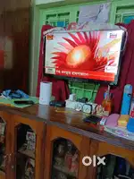 32 inch sony t.v selling and airtel settop box