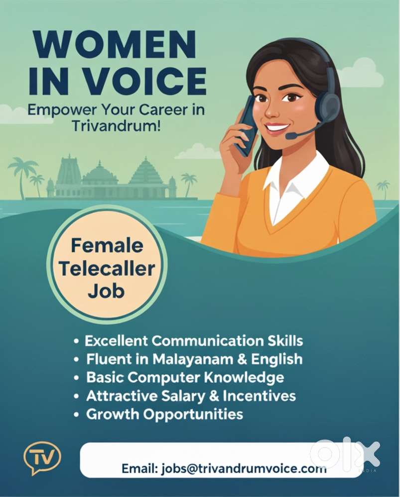 HIRING FEMALE TELECALLER TRIVANDRUM PATTOM