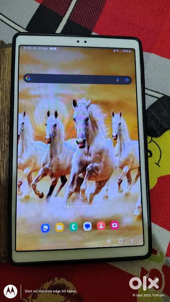 Samsung A7 lite tablet with good condition