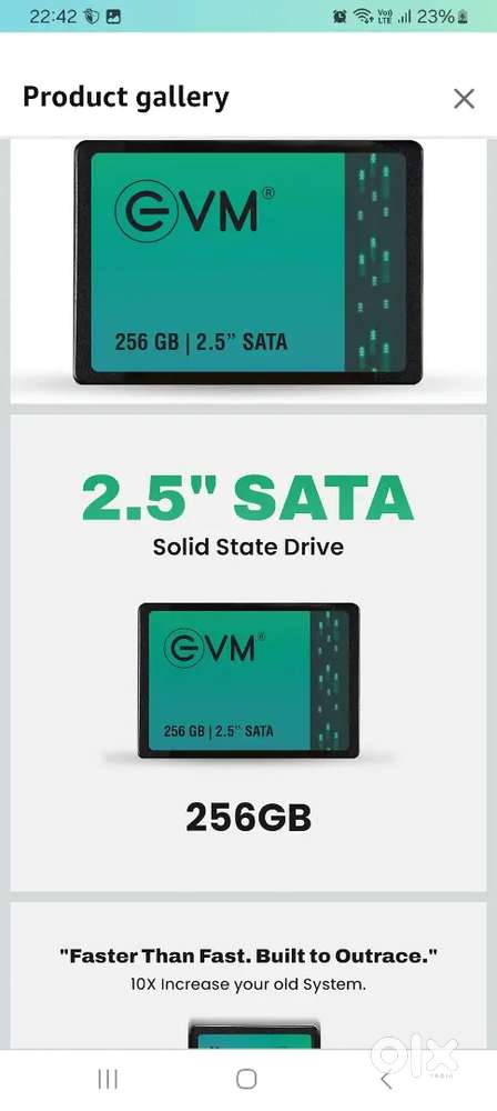 Evm ssd card 256GB