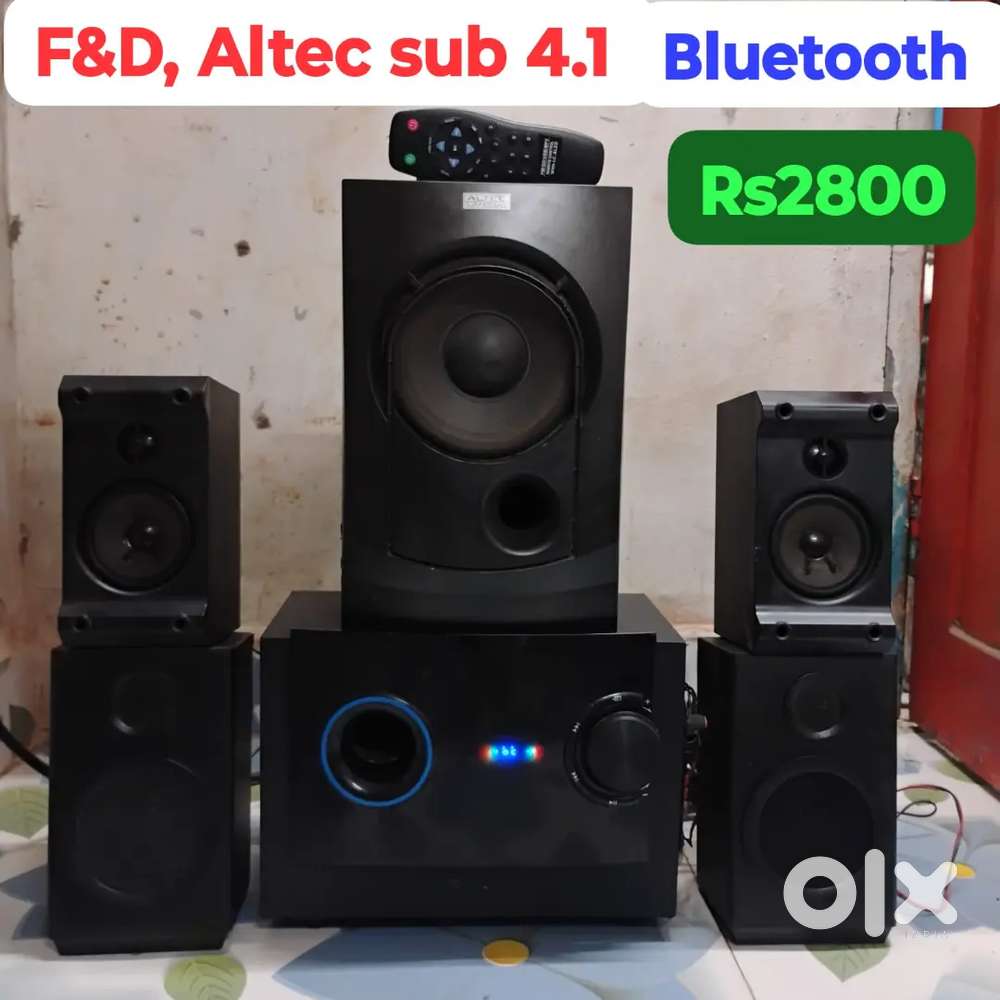 zebronic creative Bluetoth home theater with surround speakers working