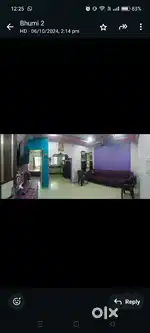 1bhk semi-furnished