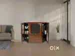 Wooden Storage Cabinet with 3 door and 2 drawers