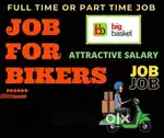 Bigbasket delivery job opening full-time part time Free joining