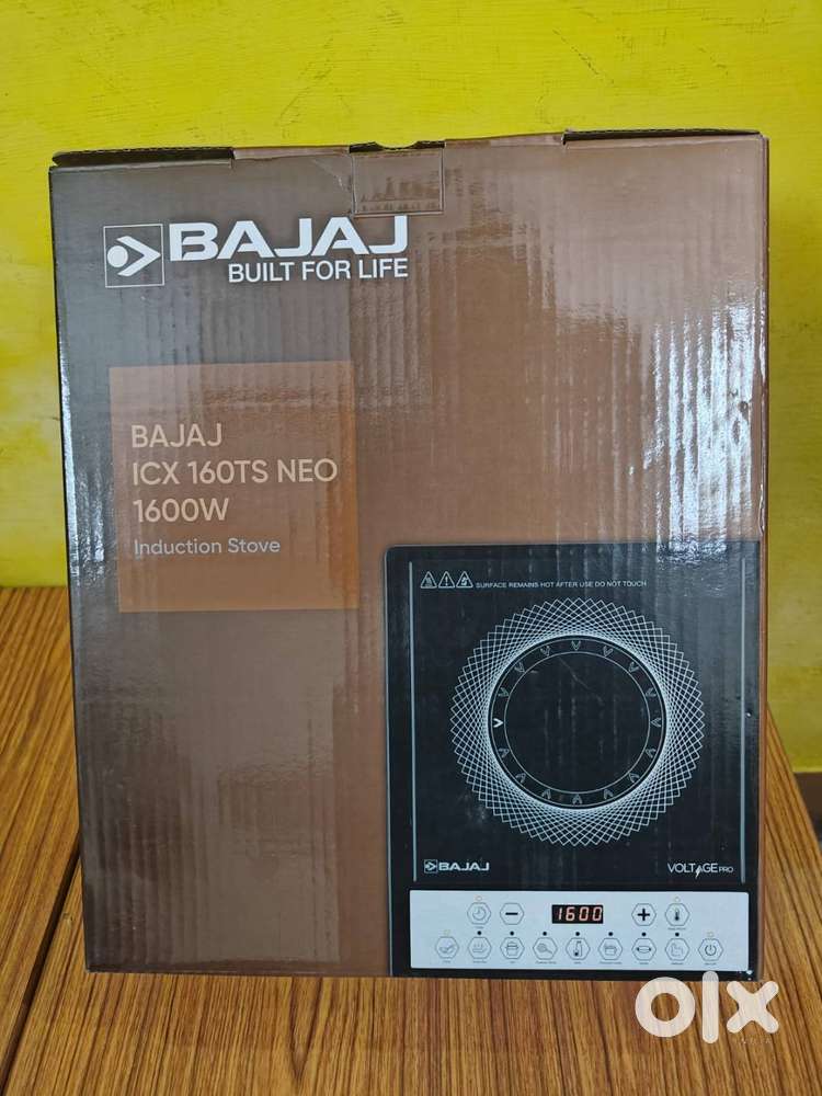 Bajaj ICX160TS Neo Induction Stove,1600 Watts, 9 PreSet Menus ,Digital