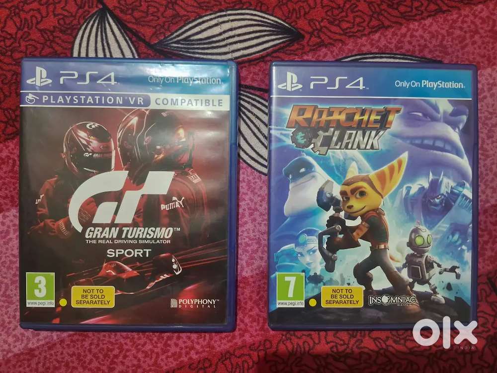 PS4 Games: Grant Turismo Sport , Ratchet & Clank