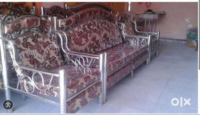 Heavy Stainless Steel Sofa just 12000