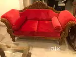 Original Wood Carving Teak Wood 7 Seater Sofa