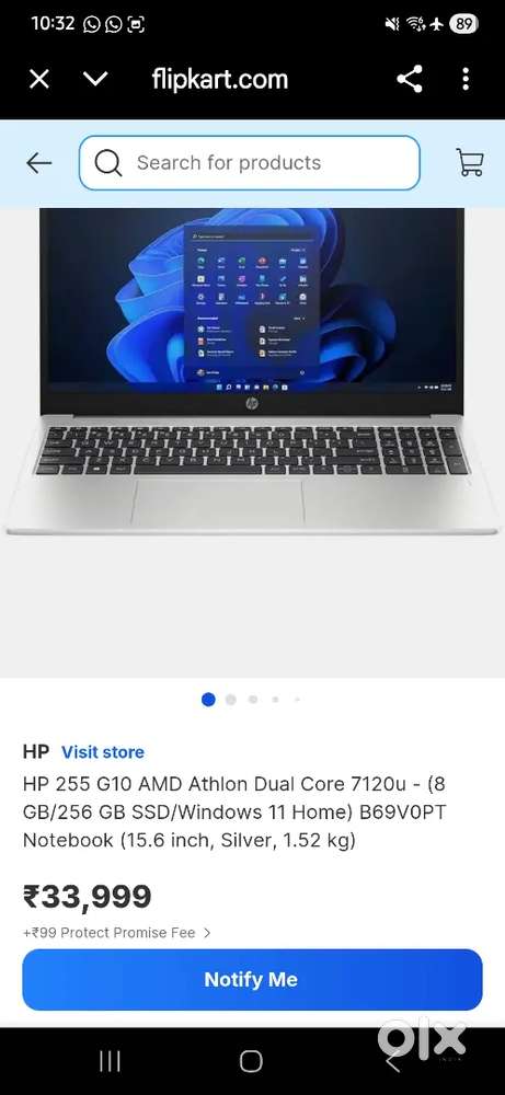 1 month use Fully New condition