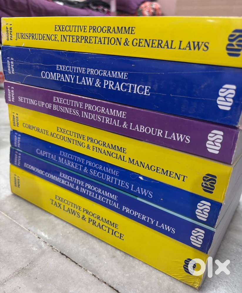 ICSI CS Executive Books , New Unused , Full Set