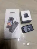 Insta 360 x3 with all accessories and hollyland mic 2