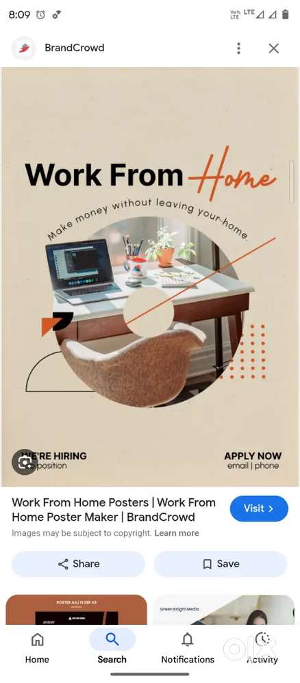 Work from home online office work