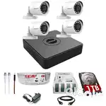 Prama Full HD Camera 4 Camera Setup 1080P CCTV Camera