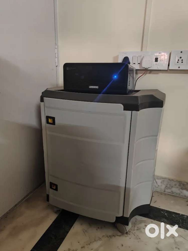 Luminous Inverter,Exide 150Ah Battery,Trolley 1.5 Years ,Full Warranty