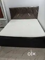 Bed with Storage + Mattress + Dressing Table (Almost New)