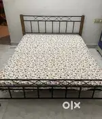 King-size bed and mattress