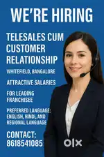 We are hiring teli caller customer relationship