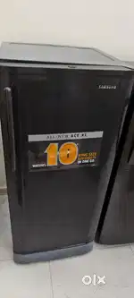 Samsung single door fridge good condition with warranty 1.5 year old