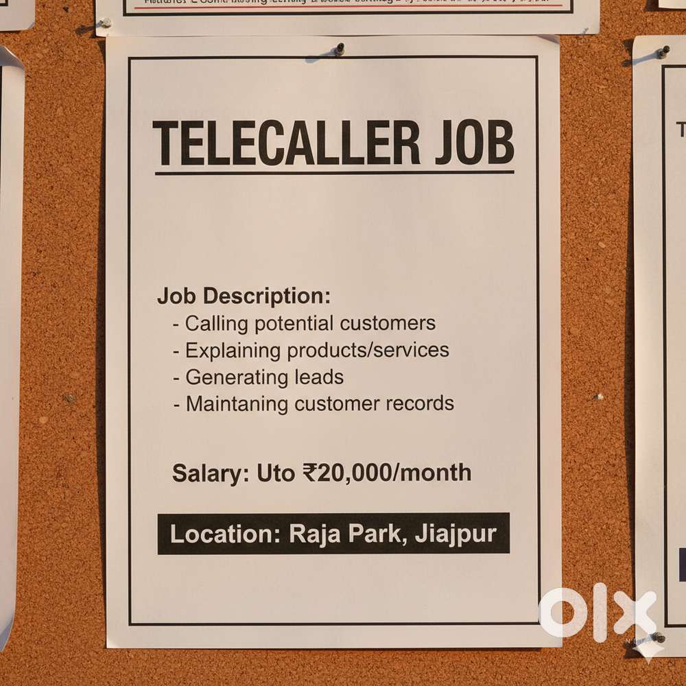 urgent hiring for telecaller at raja park jaipur hindi