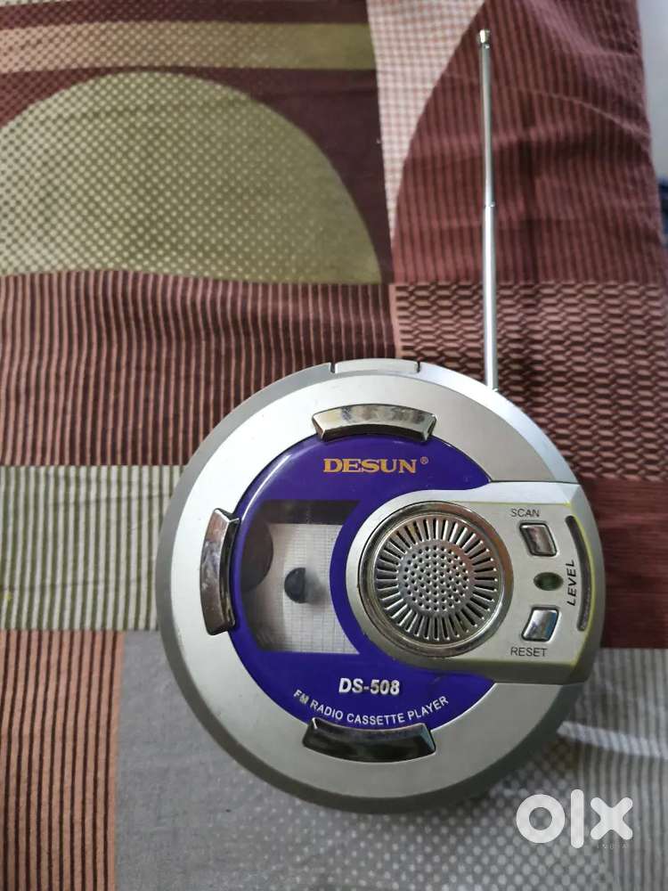 Vintage tape  recorder and FM