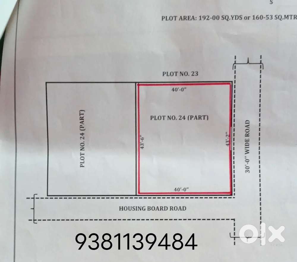 Open Land for Sale Contact number in picture.